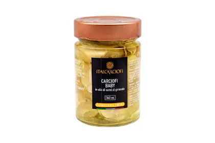 Беби Артишоки  в Подсолнечном Масле «Linea Gourmet» от Italcarciofi, 360мл