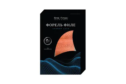 Форель Филе Ломтики Слабой Соли от «Бутик Гурмана», 150г