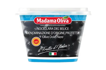 Оливки Ночеллара дель Беличе Черные от Madama Oliva, 250г