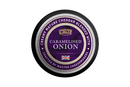 Сыр Чеддер с Карамелизированым Луком «Wyke Farms» в Воске, 100г